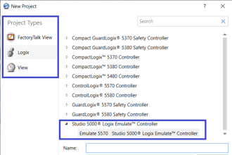 Studio 5000 Logix Emulate Controller