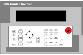 Turbine Speed Control system using Woodward Governor