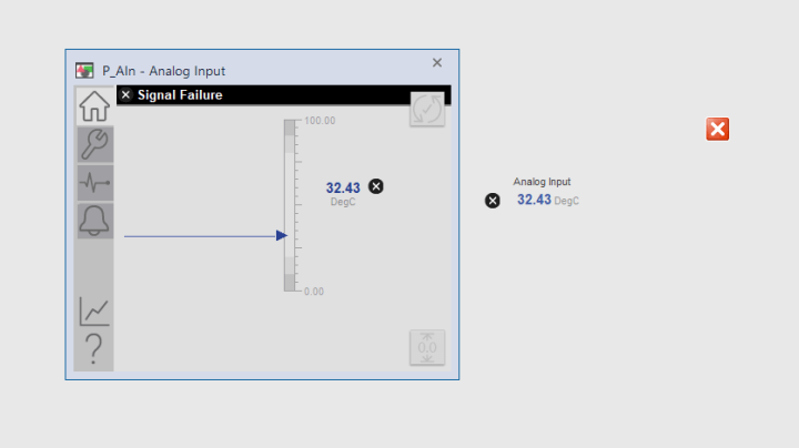 Analog Input to view Faceplate