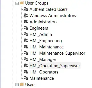 Create User groups in Factory Talk Studio