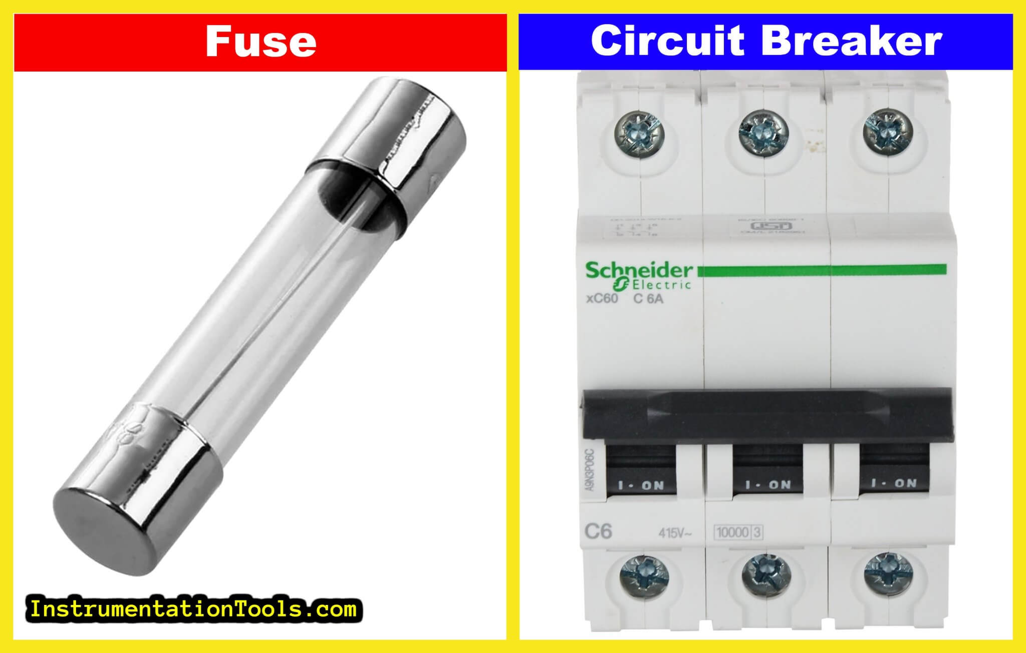 Difference Between Circuit Breaker And Fuse