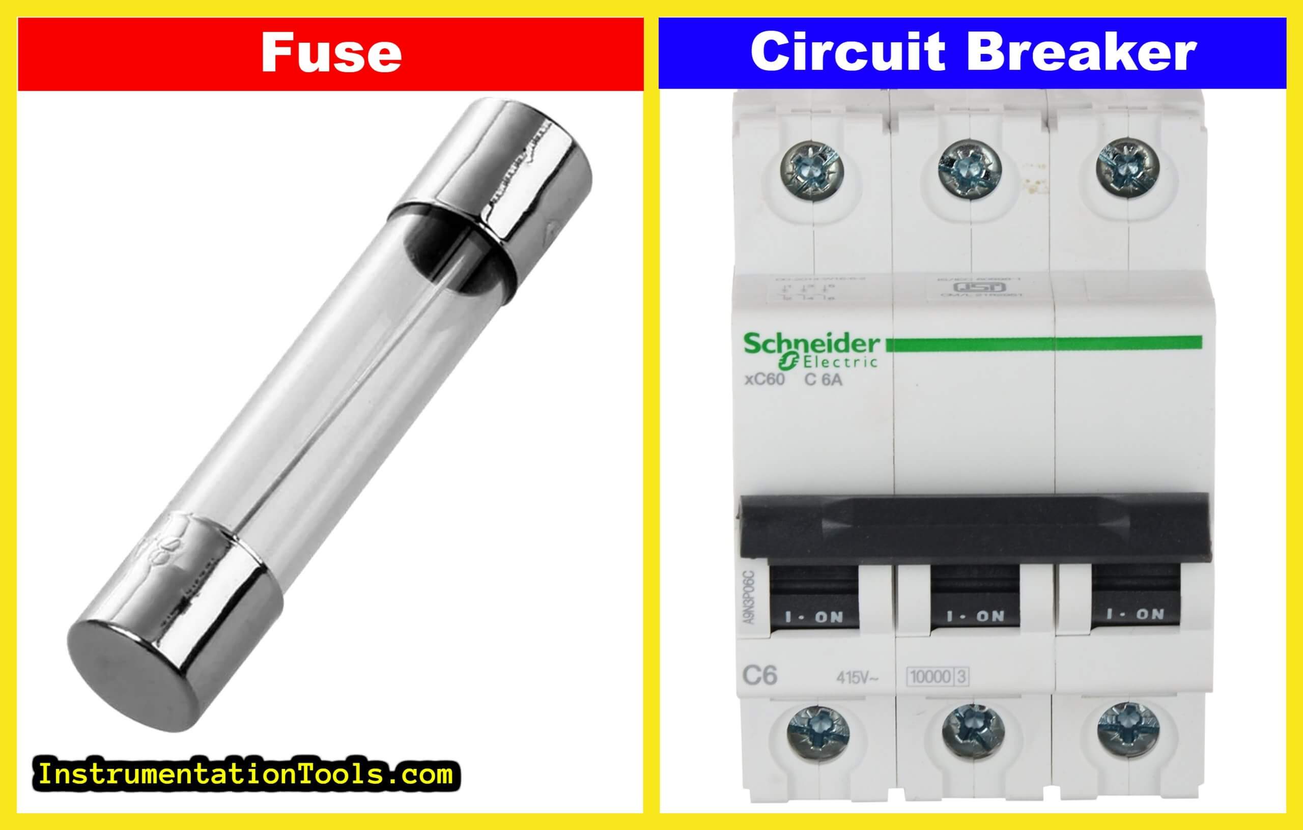 Difference Between Circuit Breaker and Fuse