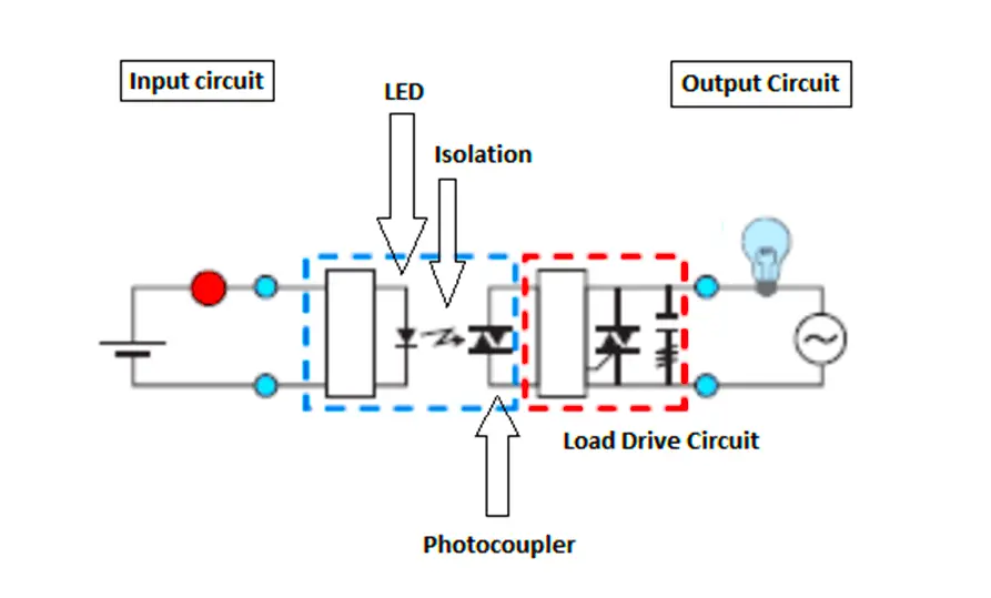 solid state relay circuit schematic