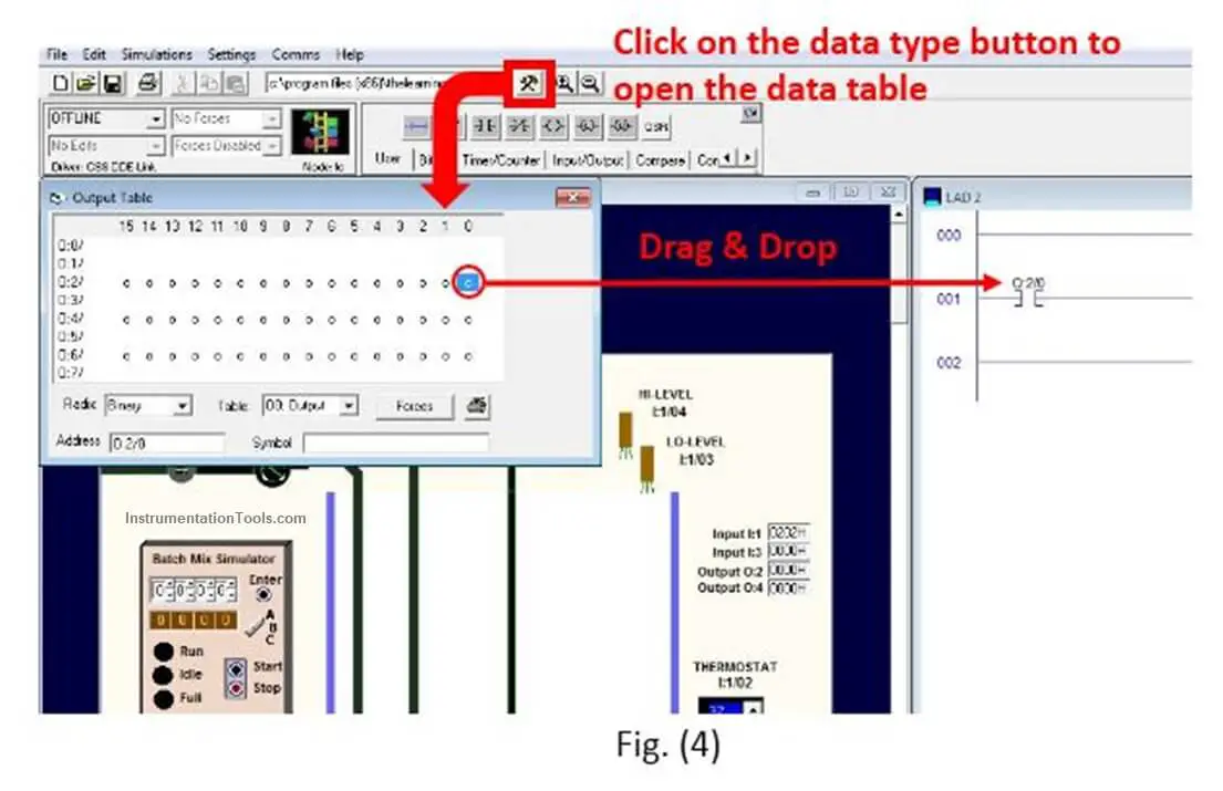 Available Data Types for LogixPro Software