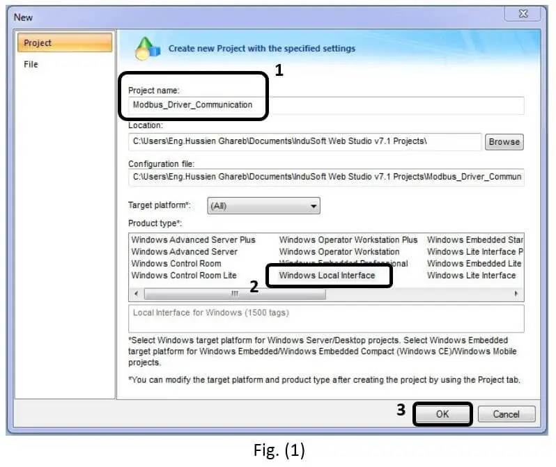 Steps for Creating a Modbus Protocol