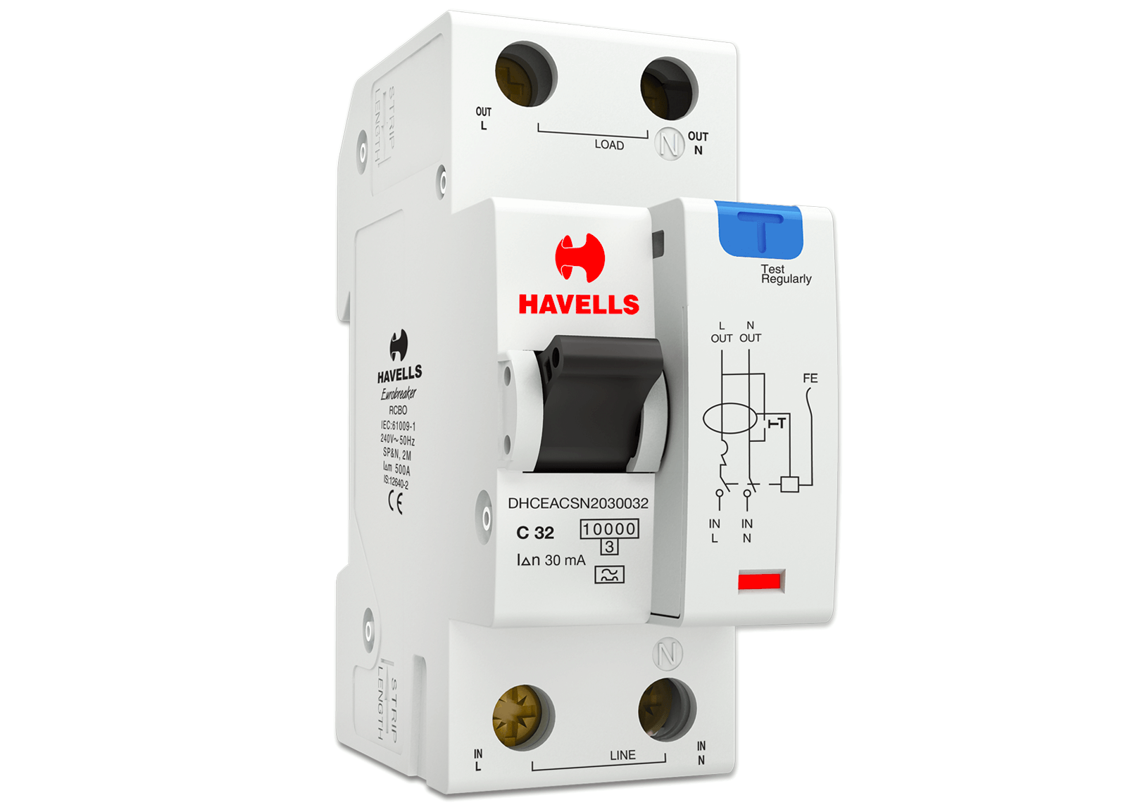 RCBO (Residual Current Circuit Breaker with Overcurrent)