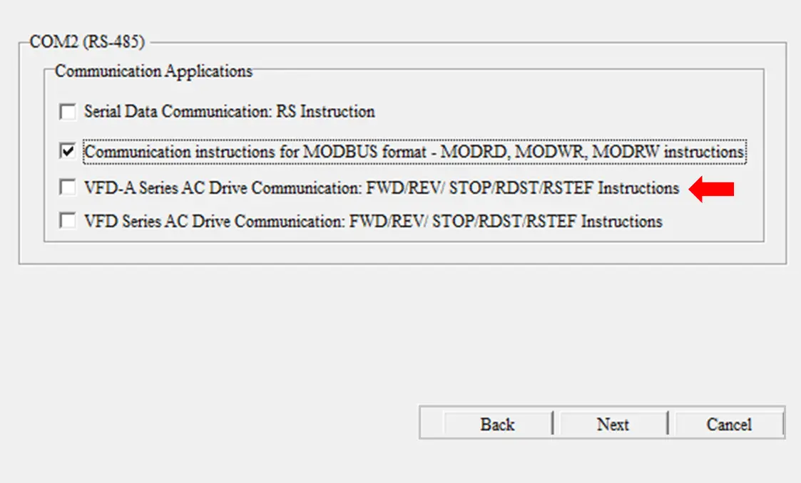 Delta PLC Communication Instructions for Modbus Format