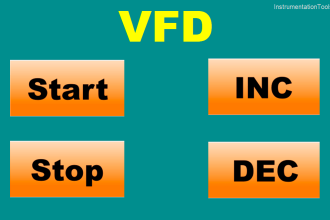 HMI configuration for Delta VFD