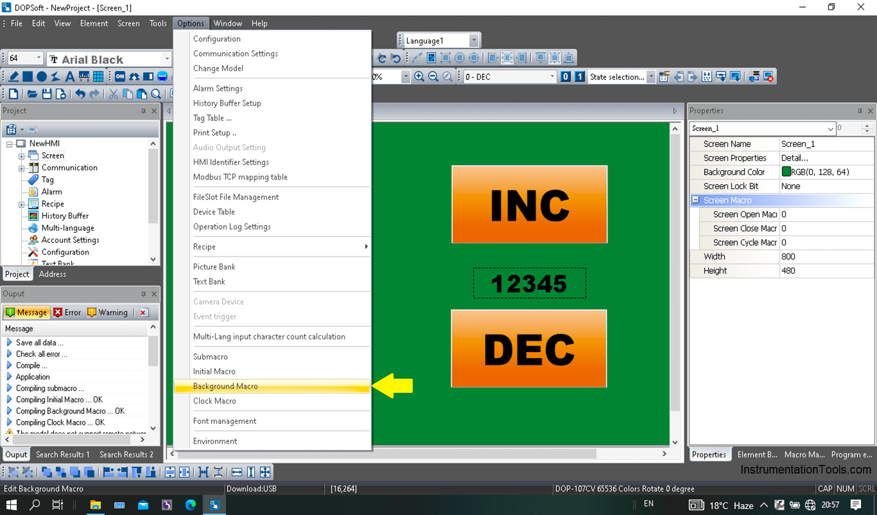 Delta HMI Programming