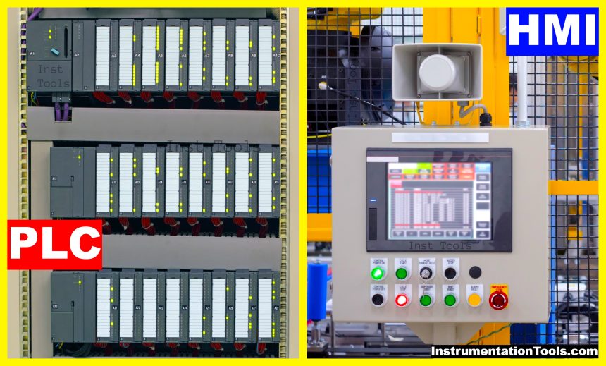 Difference between PLC and HMI
