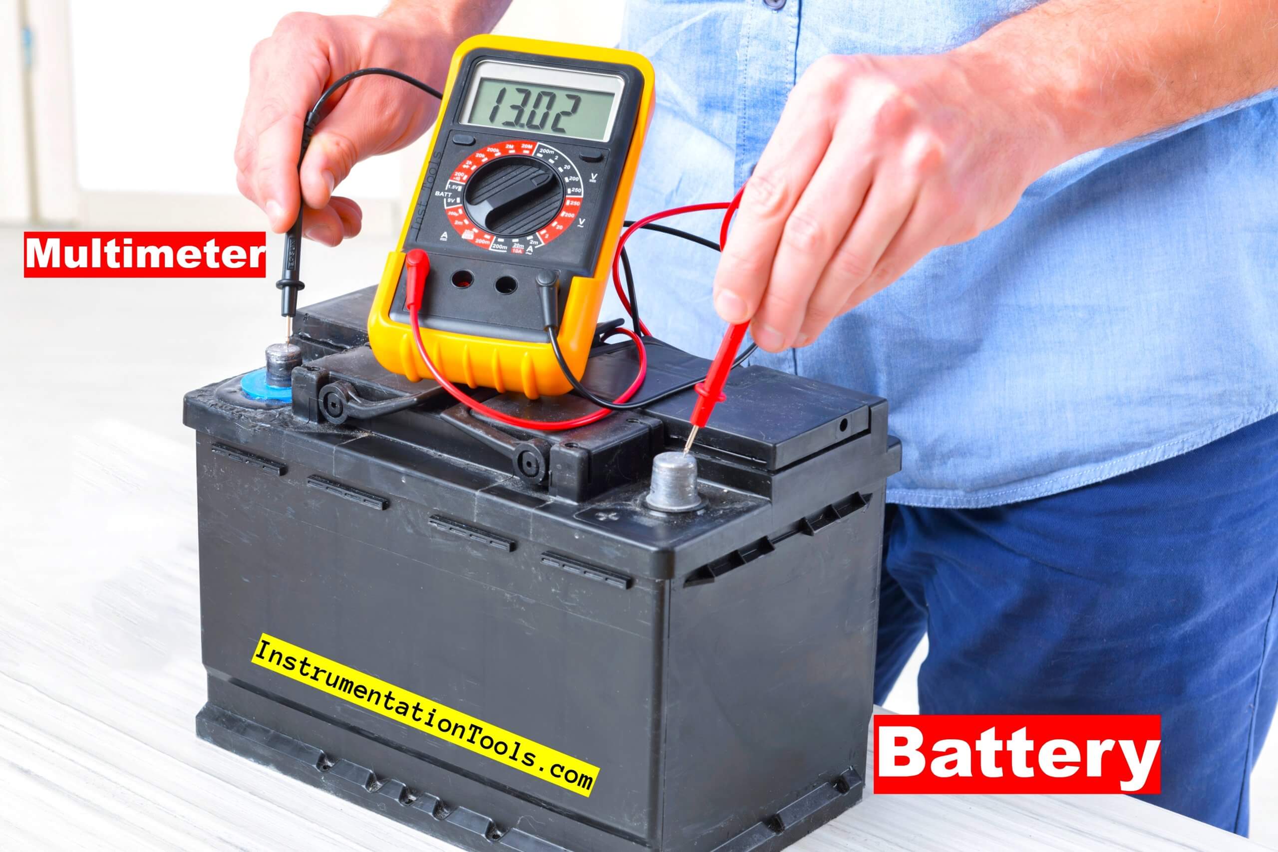 How To Test A Battery Using A Multimeter 