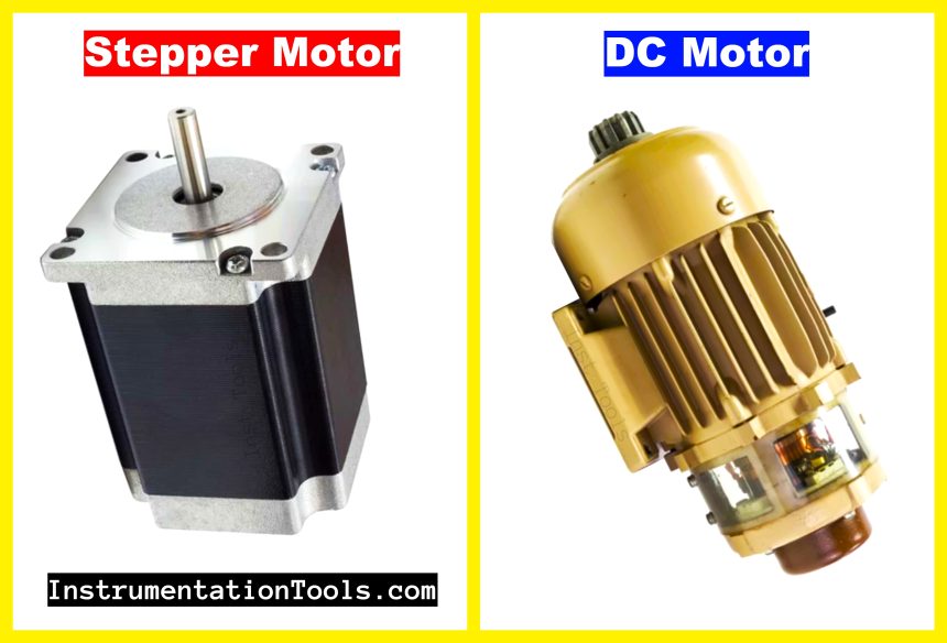 Difference between Stepper Motor and DC Motor
