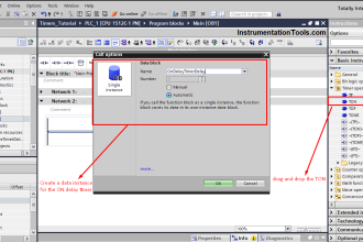 On Delay Timer TON in Tia Portal