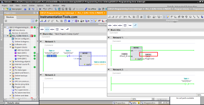 Tia Portal - OB121 Programming Errors Interrupt Organization Block