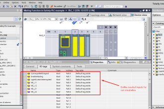 Simple PLC example Hardware configurations