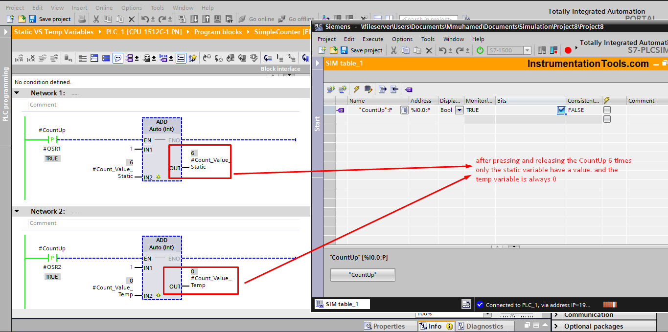 TIA Portal Basics – Working With Variants