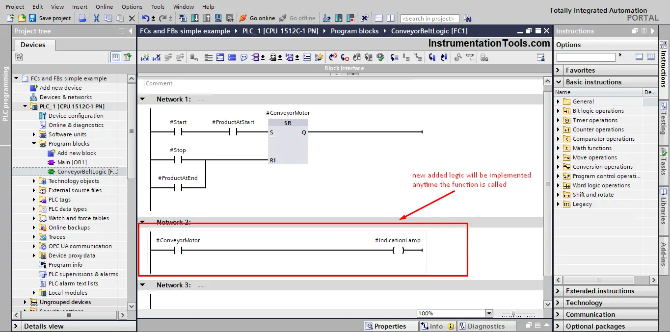 editing function block