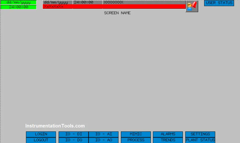 Basic HMI Screen