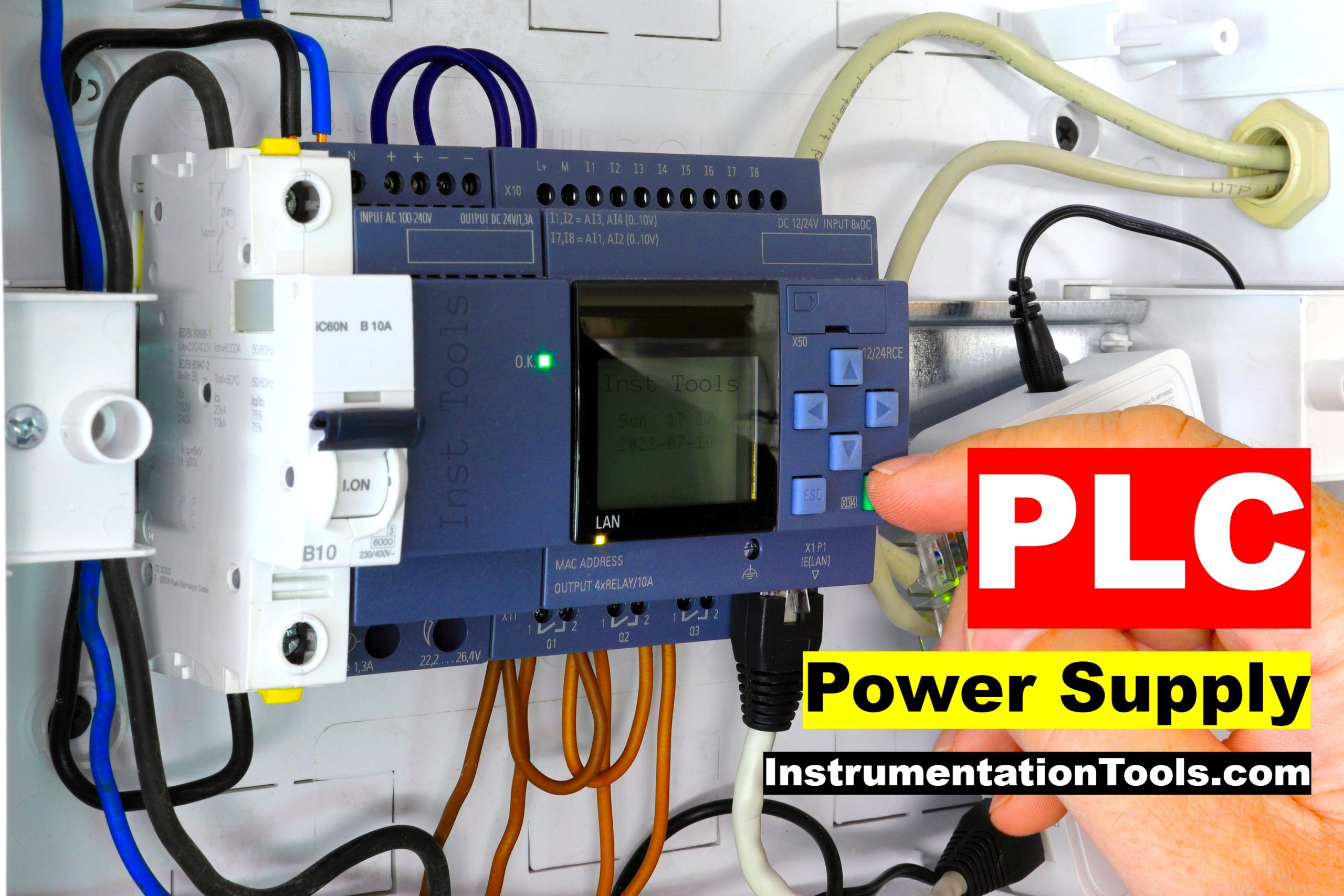 PLC Power Supply and Operating Voltages