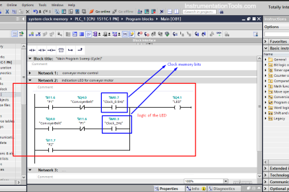 Using Clock Memory Bits in TIA Portal - Siemens PLC