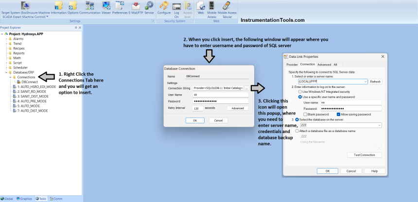 How to Link SQL With Indusoft Web Studio