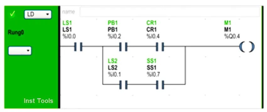 Sample Ladder Logic