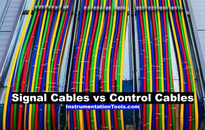 Difference between Signal Cables and Control Cables