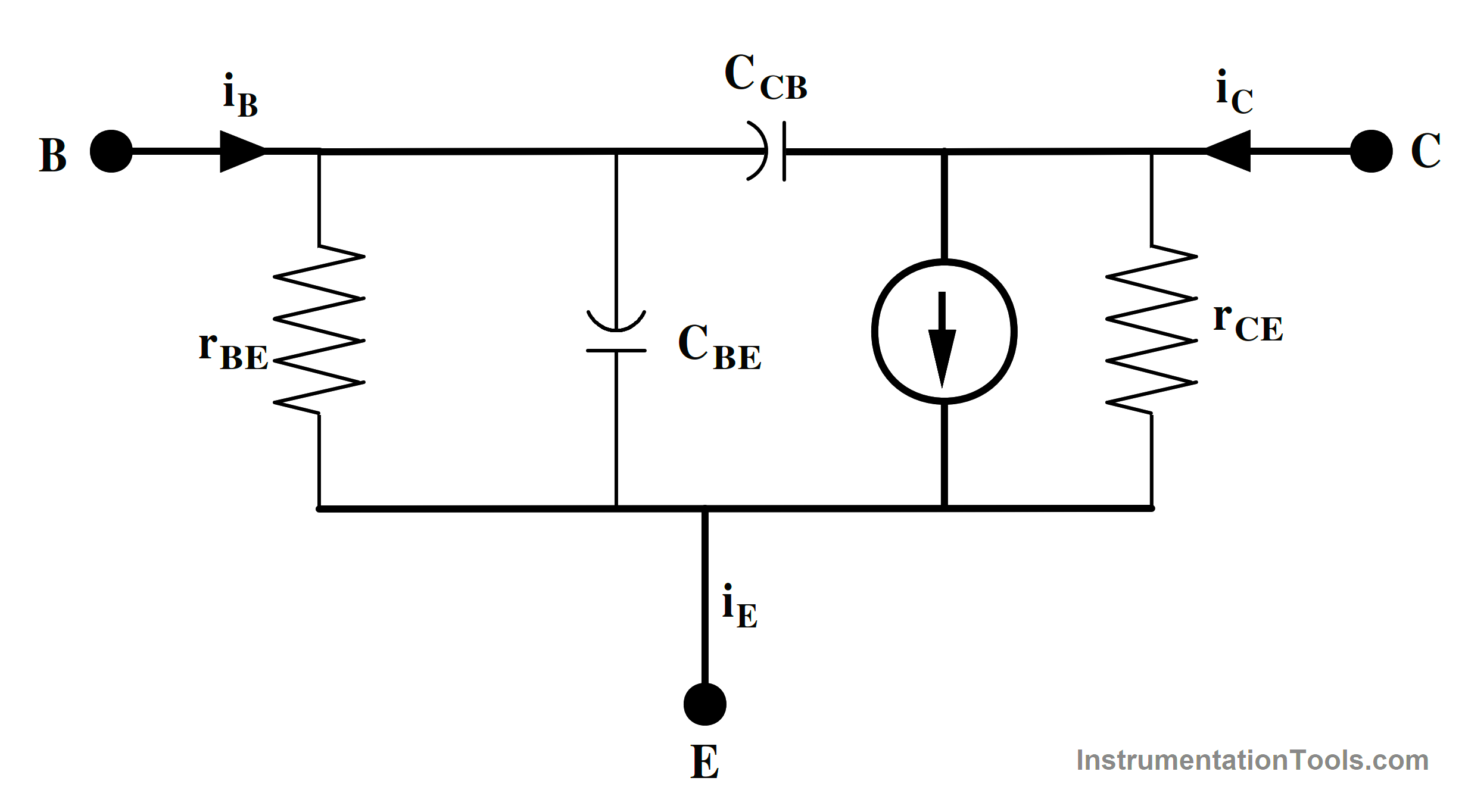 Equivalent Circuit of Power Transistor
