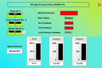 How to Design a Motor Faceplate in Graphics - SCADA Tutorials
