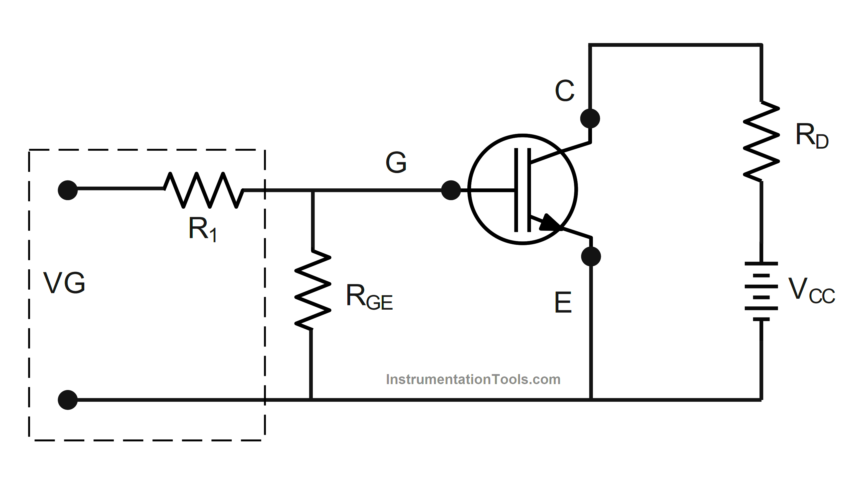Biasing Circuit of IGBT