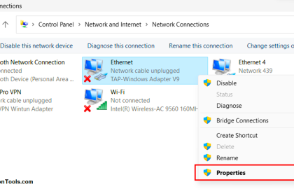 Configure an IP address