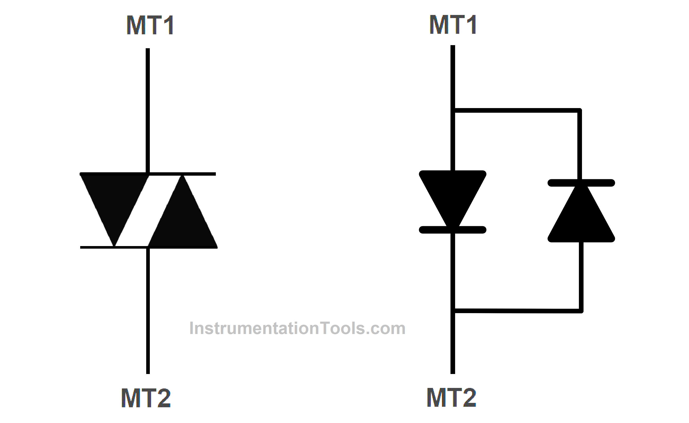 DIAC Symbol and Equivalent Circuit