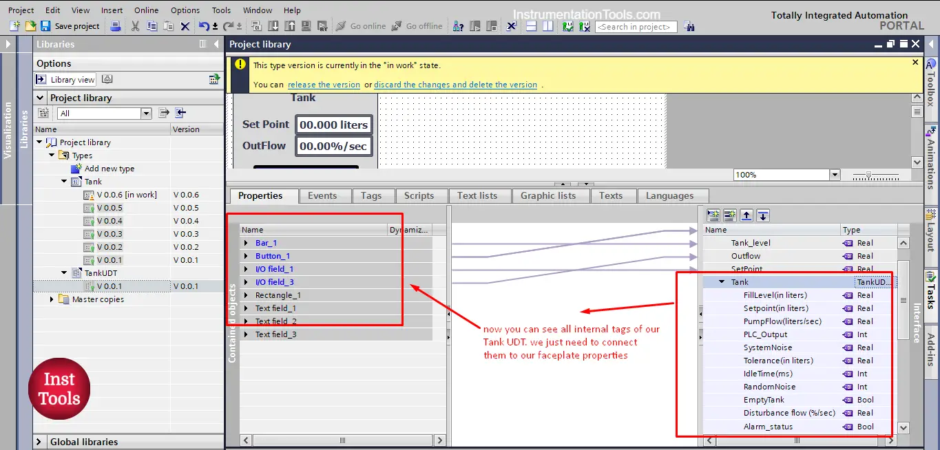 Faceplate wincc tia portal