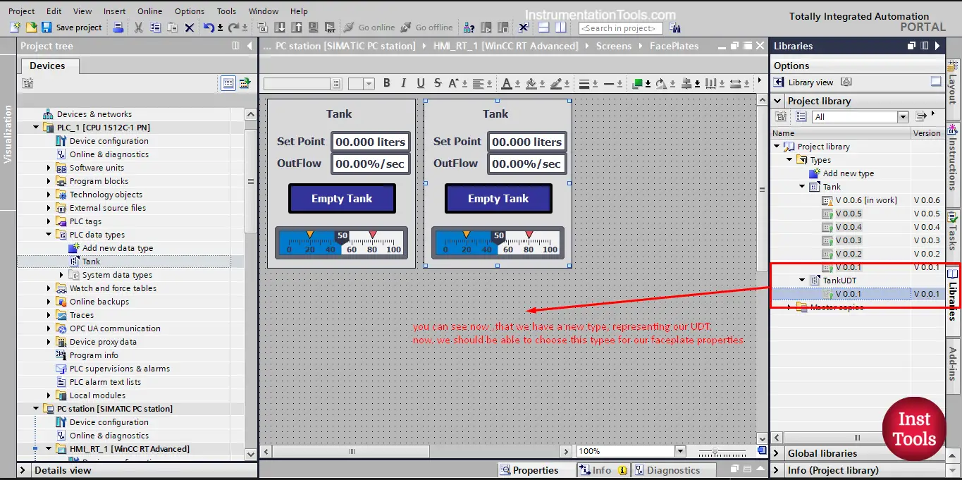 HMI Faceplate Programming