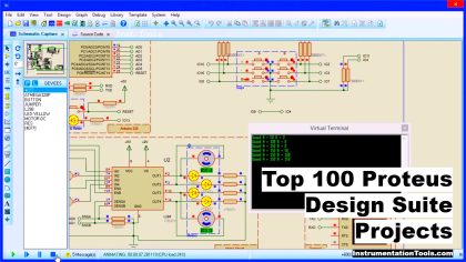 Top 100 Proteus Design Suite Projects for Engineering Students