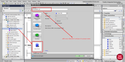 Moving Data between PLCs - Siemens Basics - TSEND TRCV