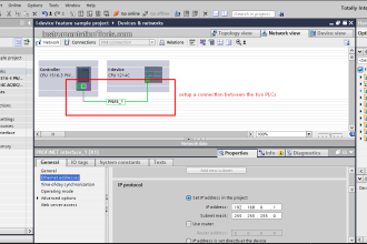 Siemens Communication between PLCs using I-Device