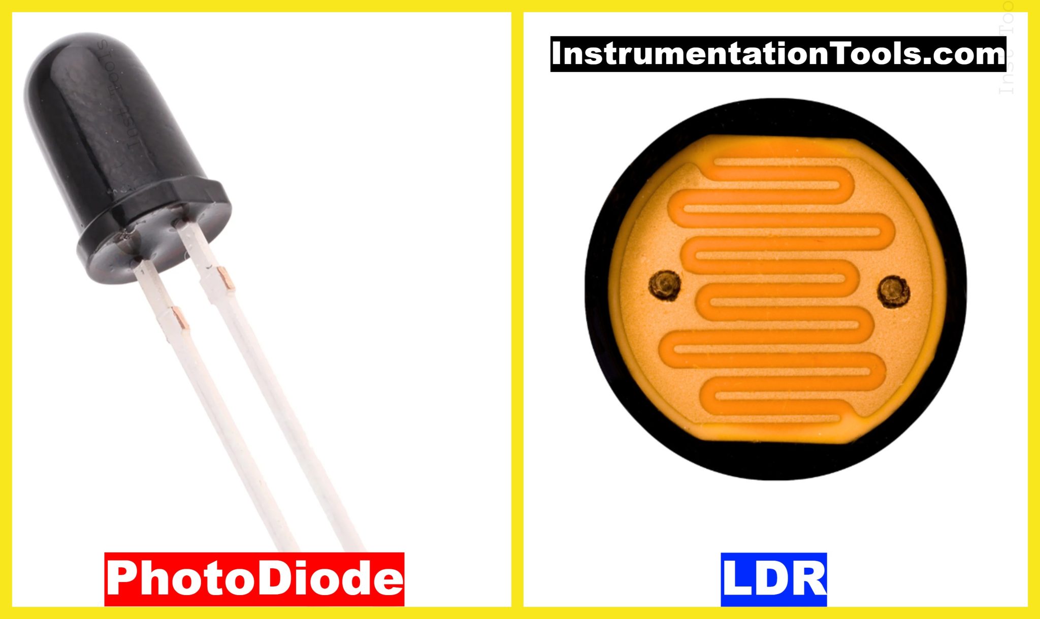 Difference Between LDR and Photodiode