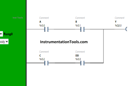Create Ladder Diagram from Boolean Logic