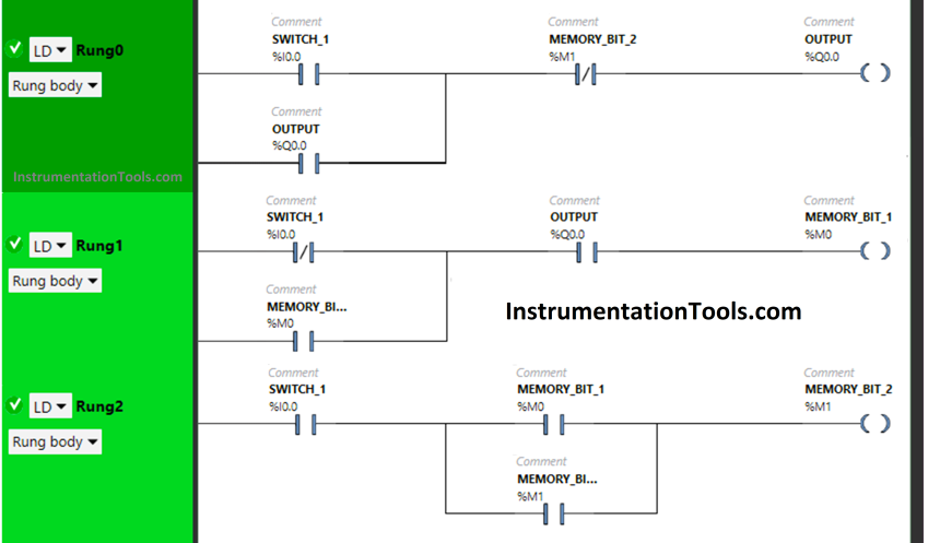 PLC 1 Push Button to Turn ON or OFF 1 Output
