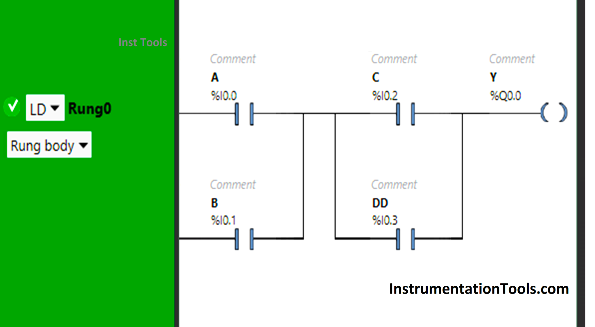 Create PLC Program based on Logic Circuit