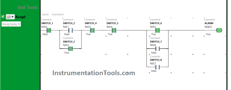 Basic PLC Alarm Programming Example