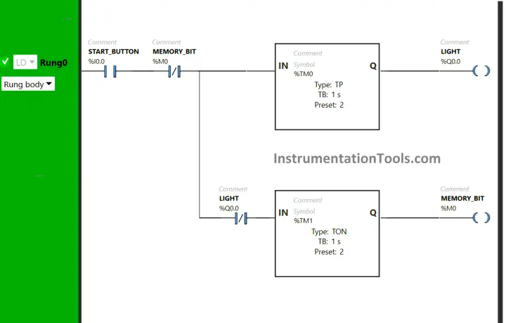 How to Blink Lights in Ladder Logic?