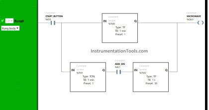 PLC Cooking Timer Example for Kitchen Automation