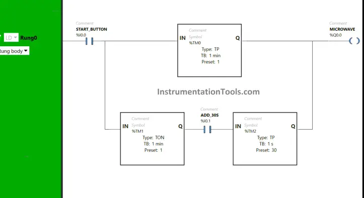 PLC Cooking Timer Example for Kitchen Automation