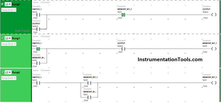 PLC 1 Push Button to Turn ON or OFF 1 Output