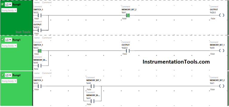 PLC 1 Push Button to Turn ON or OFF 1 Output
