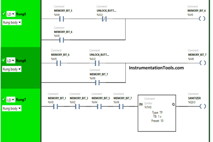 Advanced Ladder Logic PLC Example