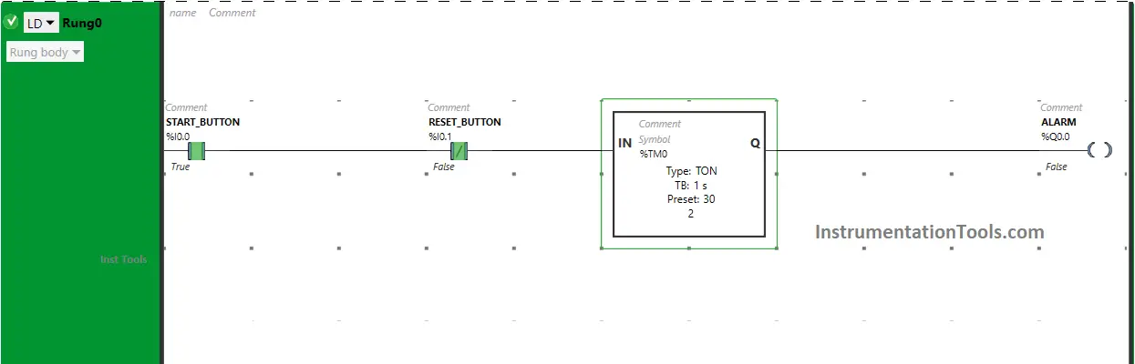 Logic Program in PLC