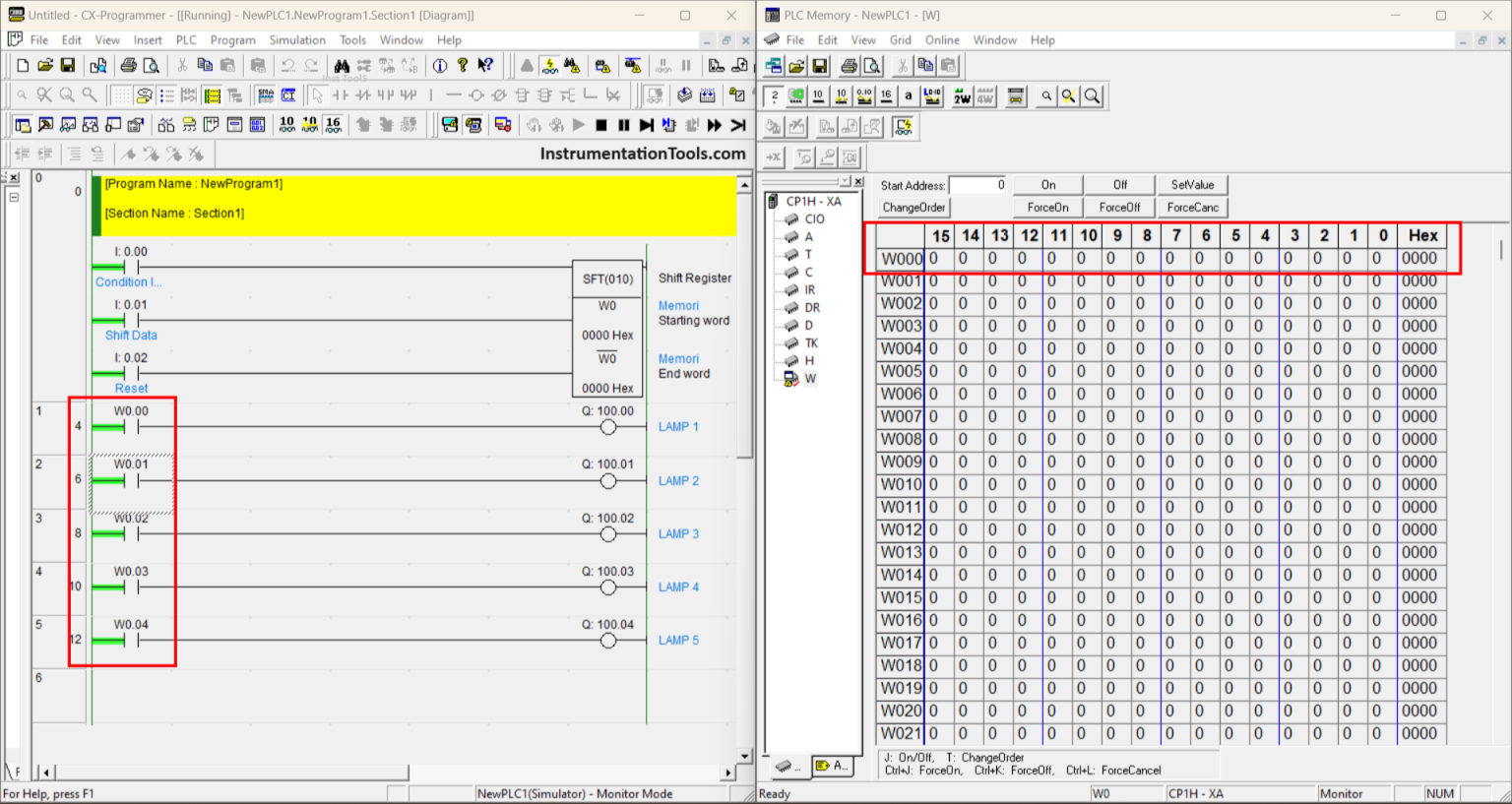 The Concept of Shift Register in Omron PLC with Example